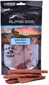 alpha dog - פרוסות סלמון 80 גרם.