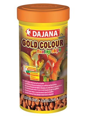 dajana gold colour floating chips 100g/250ml
