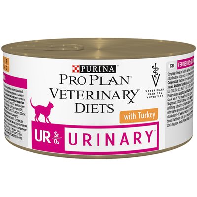 פרו פלאן UR Veterinary Diets לטיפול והורדת חזרתיות אבנים בדרכי השתן התחתונות בחתולים