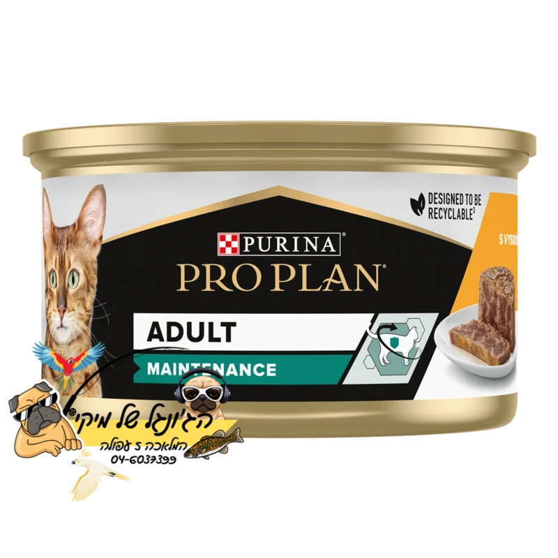 פרו פלאן מזון לח לחתול עוף 85 גרם PRO PLAN