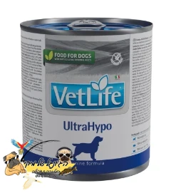Vet Life Ultrahypo - וט לייף אולטרהיפו שימור מזון רפואי לכלב 300 גרם