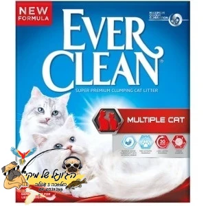 אברקלין מולטי קט חול מתגבש איכותי לחתולים 10 ליטר - Ever Clean