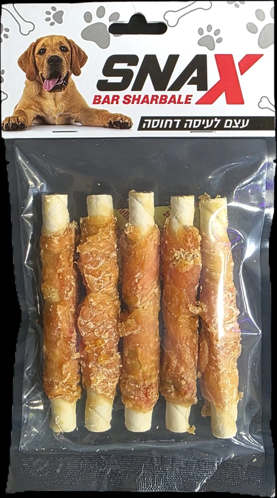 גליל עור עטוף עוף עם כבד 12 ס"מ