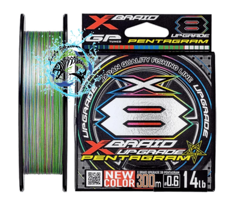 ygk - x-braid upgrade pentagram x8 300m 2.5PE 45LB