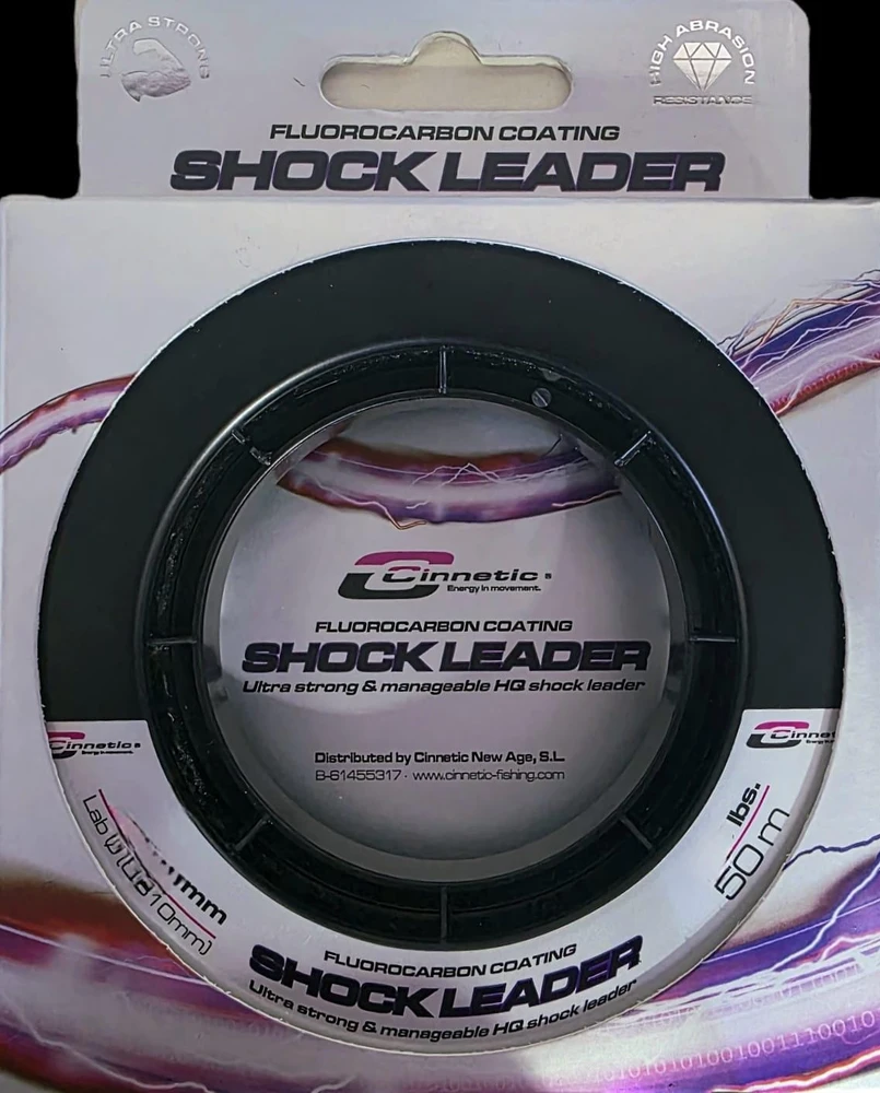 cinnetic 50M- shock leader fluorocarbon 0.50MM 35LB
