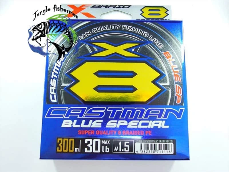 YGK - X-Braid castman Blue Special X8 300m 4PE 62LB