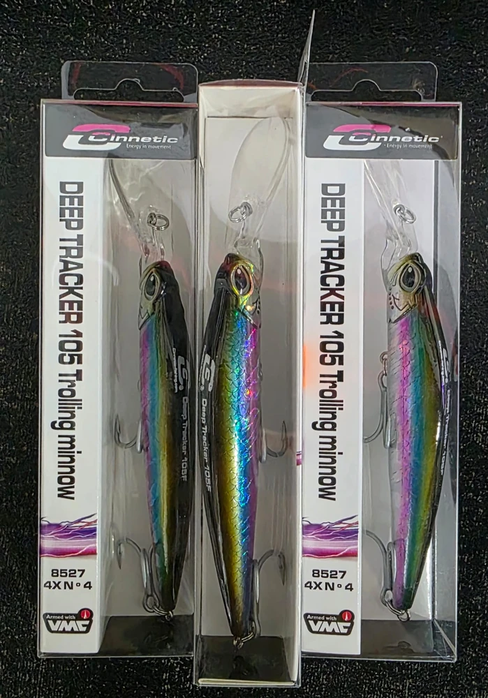 cinnetic - deep tracker 105 trolling minnow/17g MAX DIP 5 M