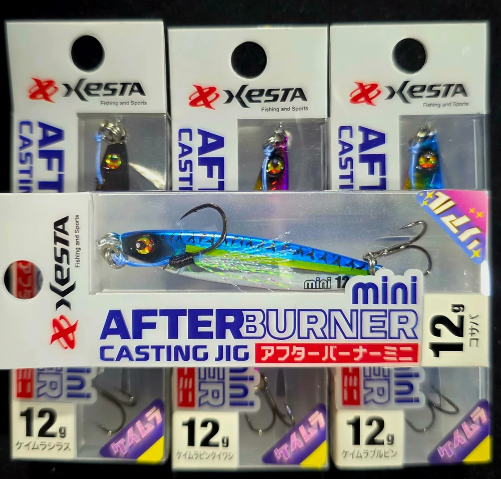 Jig XESTA AFTER BURNER per lo spinning e shore jigging 20gr – 30gr
