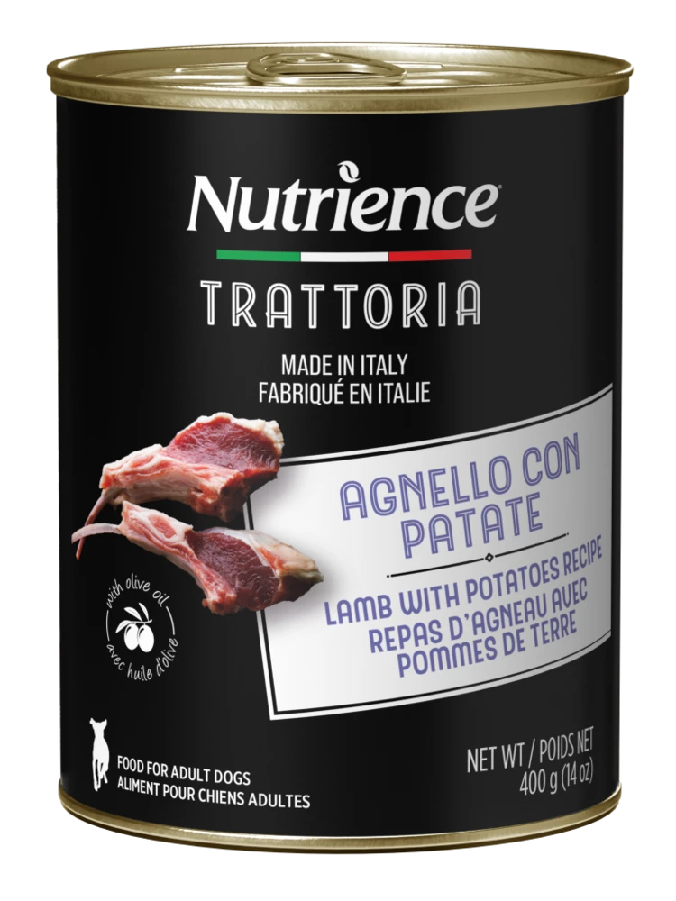 Nutrience-נוטריאנס פטה כבש ותפוחי אדמה לכלב 400g