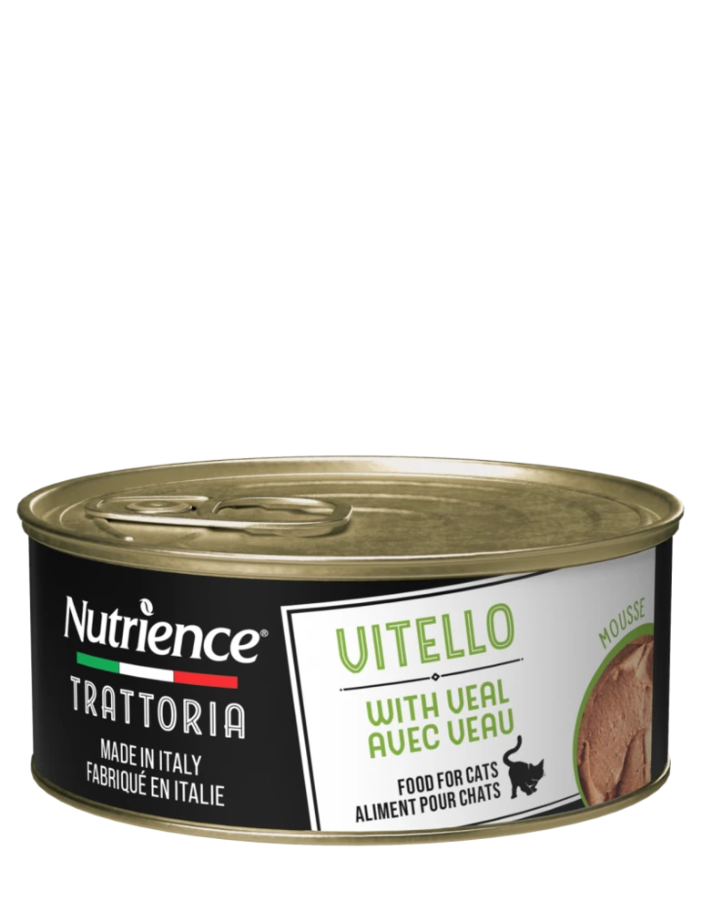 Nutrience-נוטריאנס פטה עגל לחתולים 85g