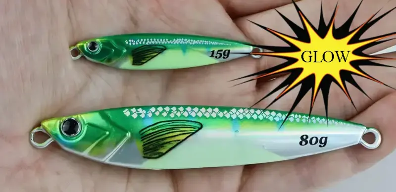 JF JIGING BKK 15G GREEN GLOW