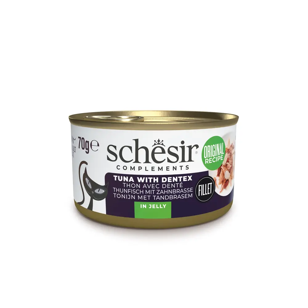 Schesir שזיר מעדן משלים לחתולים טונה עם פארידה בגלי 70 גרם