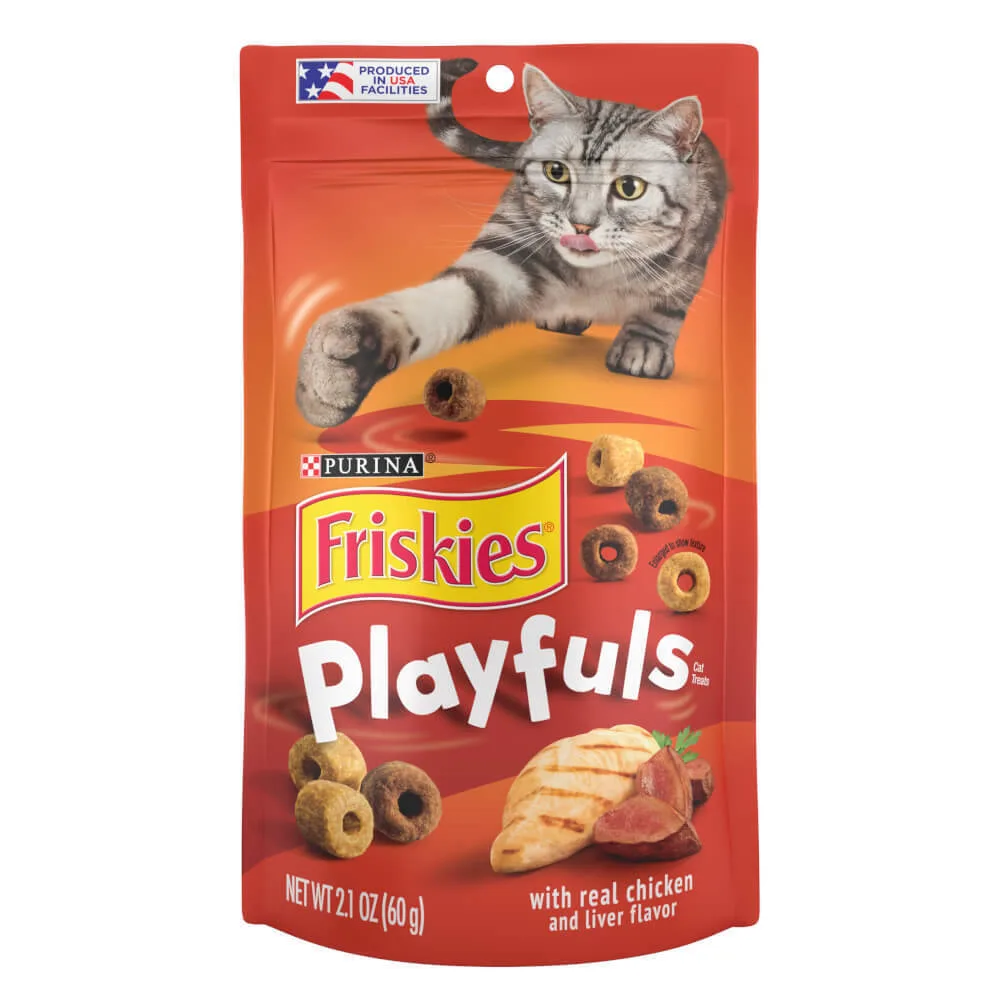 פריסקיז PlayFuls חטיף לחתול עוף וכבד 60 גרם