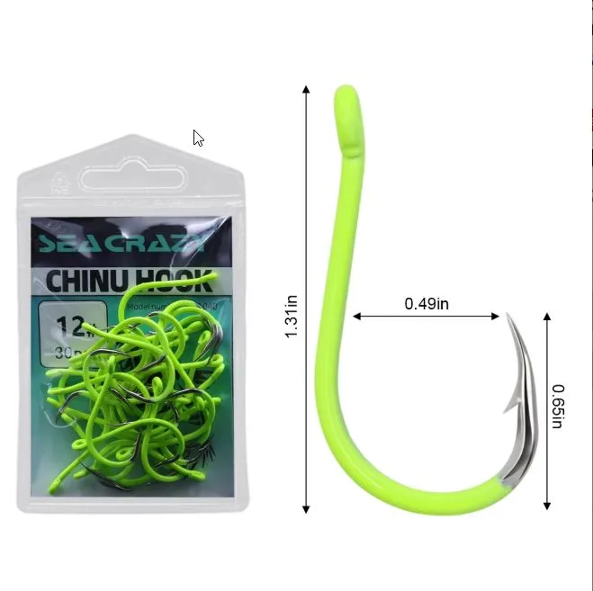 SEA CRAZY yellow CHINU #12 30PCS