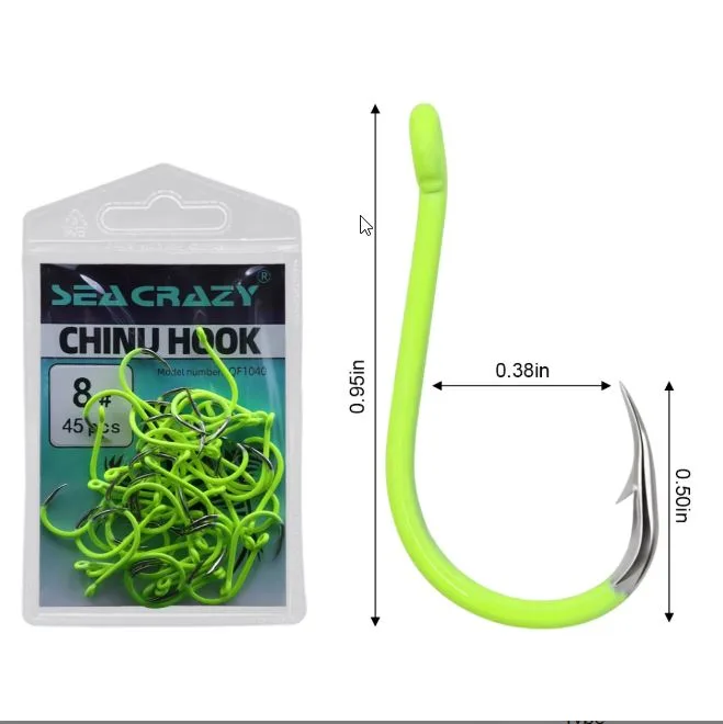SEA CRAZY yellow CHINU #8 45PCS