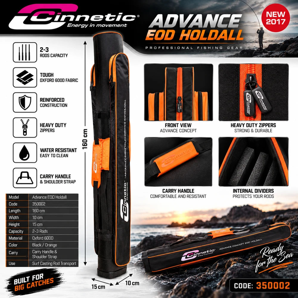 cinnetic - advance rod holdall - 350002