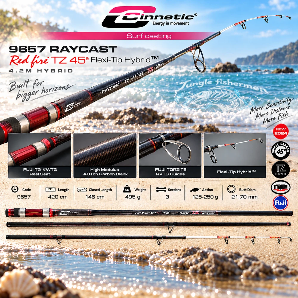 cinnetic raycast red fire tz 45 4.2M HYBRID 9657
