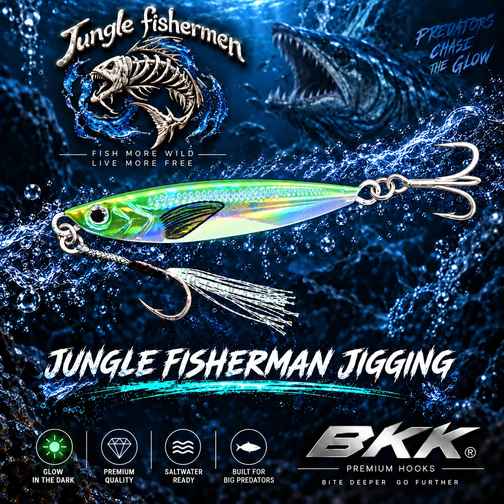 JF JIGING BKK 15G GREEN GLOW