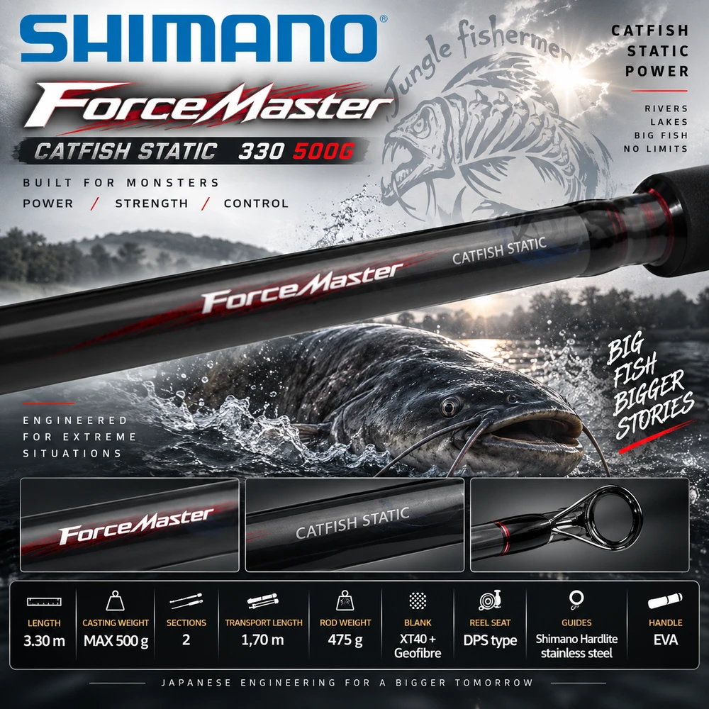 shimano - forcemaster catfish static 330 500g