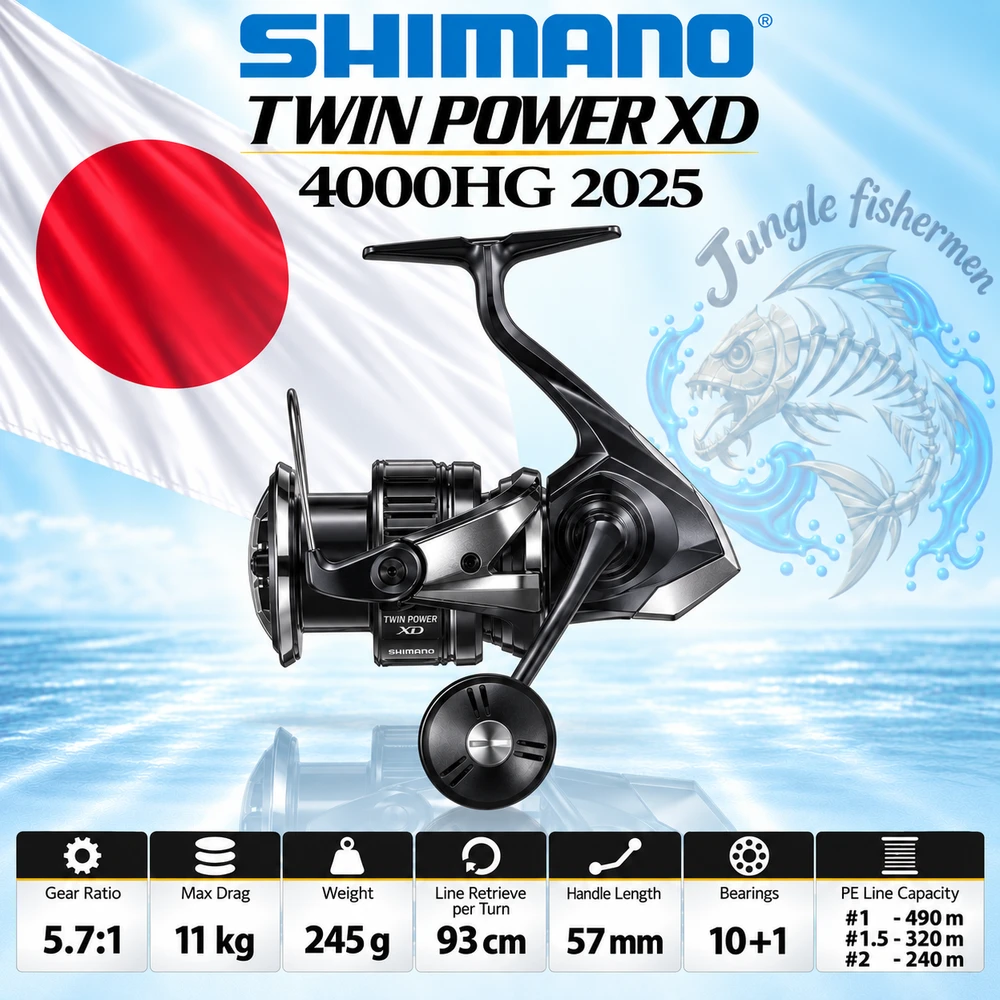 SHIMANO TWIN POWER 4000HG XD 2025