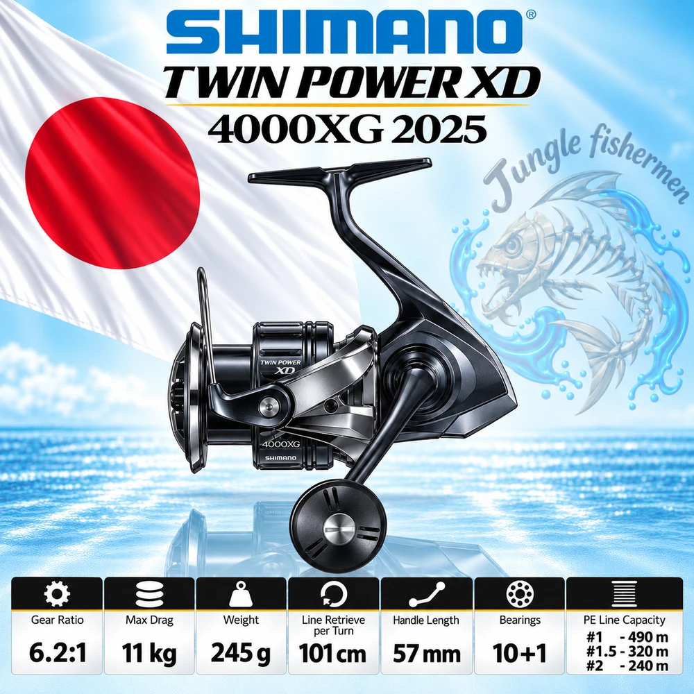SHIMANO TWIN POWER 4000XG XD 2025