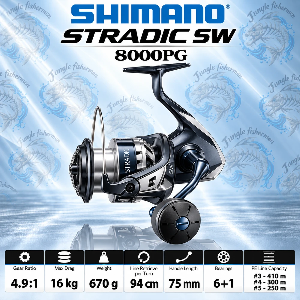 SHIMANO - STRADIC SW 8000PG