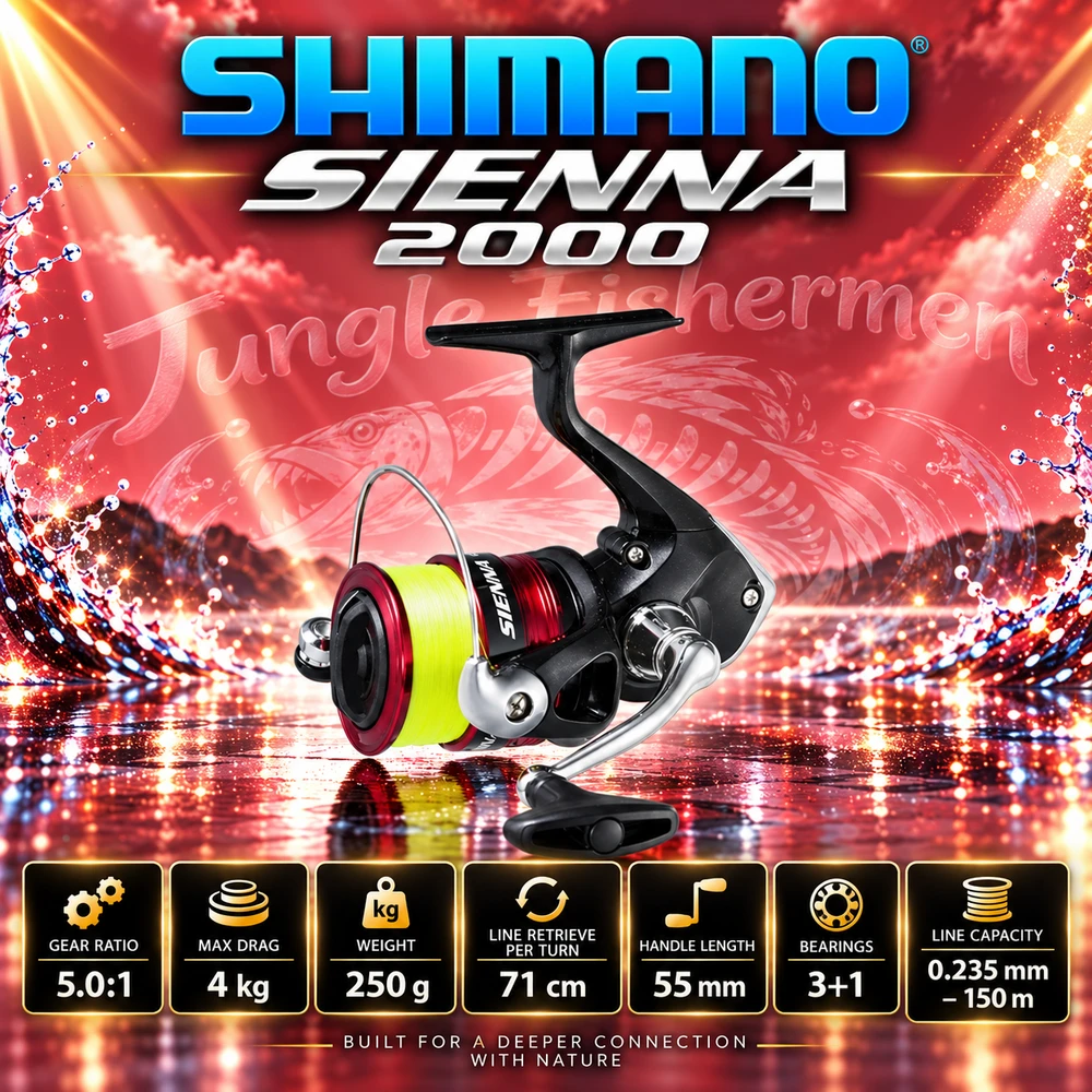 shimano - Sienna 2000 (include line 0.235mm-150m)