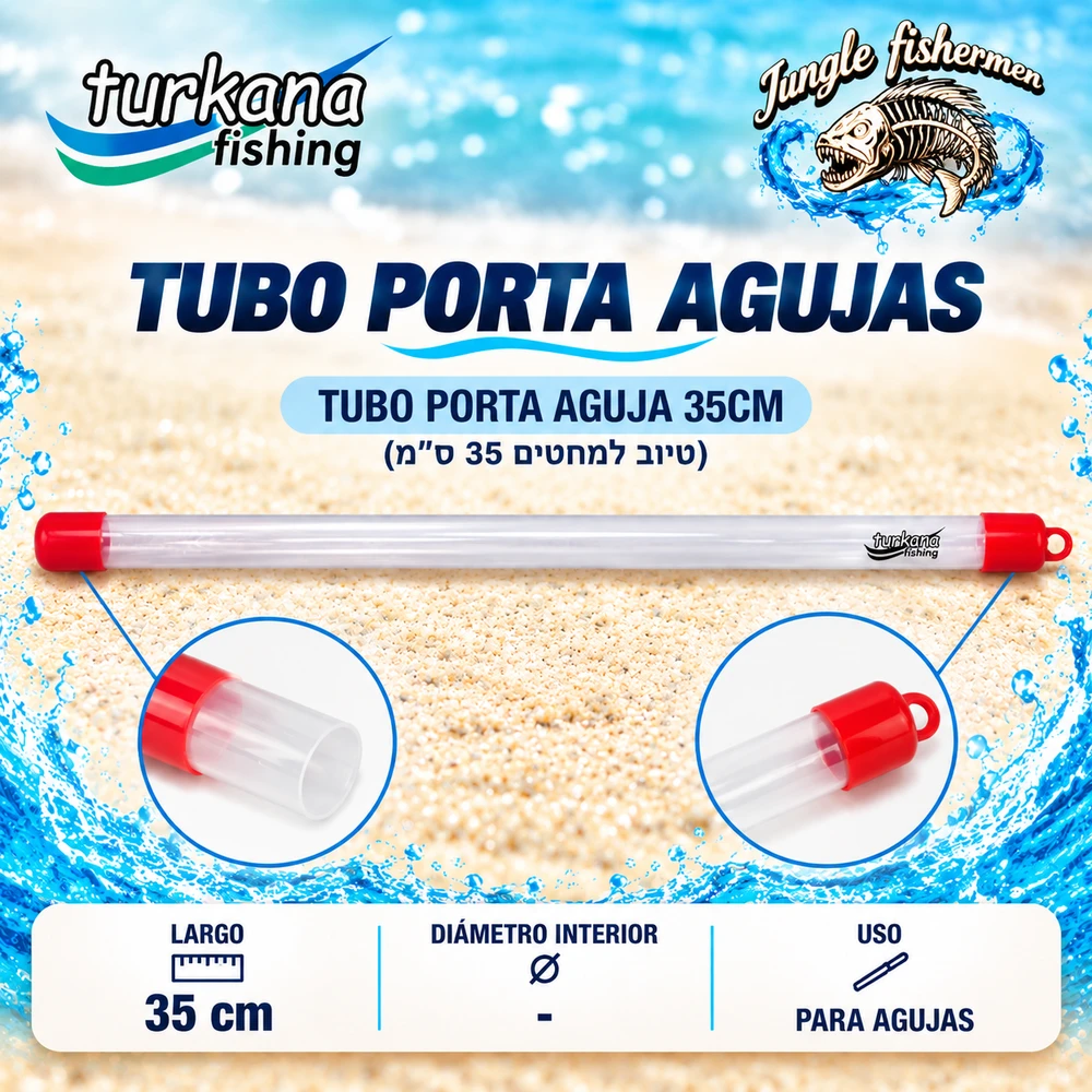 TURKANA Tubo Porta Agujas 35cm- טיוב למחטים 35 ס"מ
