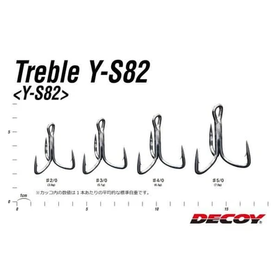 DECOY - Treble Y-S82 SIZE 4/0