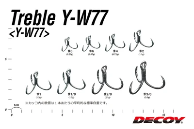 Decoy Treble Y-W77 SIZE 1