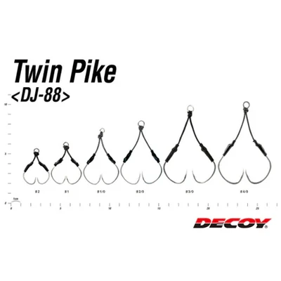 DECOY TWIN PIKE 1/0 חוף/ג'יג פאסט