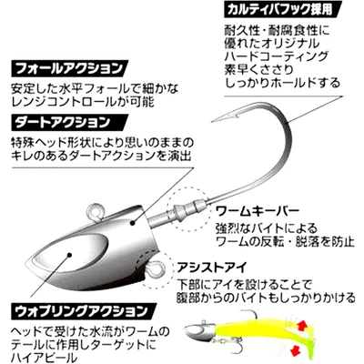 Xesta Hyper Head Touch Down 10grams HOOK 2/0