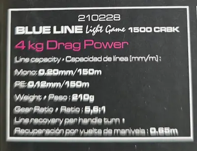 CINNETIC - BLUE LINE LIGTH GAME 1500 CRBK
