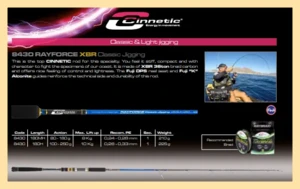 cinnetic - rayforce classic jiggihg 180h/100-250g - 8430-180H