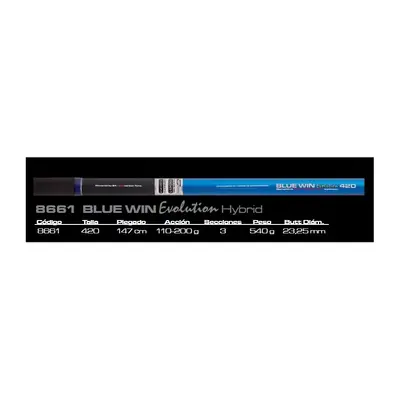 cinnetic - blue win evolution 100-200g/4.2m - 8661-420