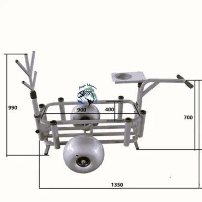 עגלת חוף גלגלי בלון