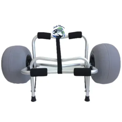 עגלה לקיאק גלגלי בלון + רצועת אבטחה