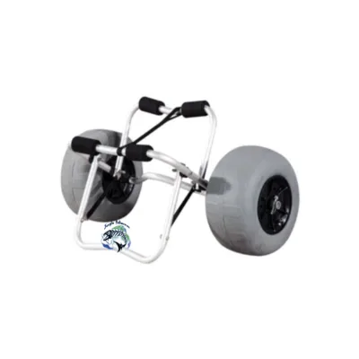 עגלה לקיאק גלגלי בלון + רצועת אבטחה