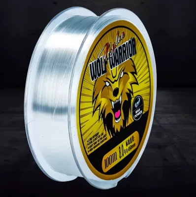 חוט ניילון WOLF 0.43mm 34lb 100M