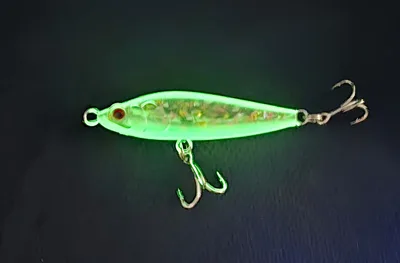 BIDI BLUE RUNNER 60MM 17G GLOW YELLOW