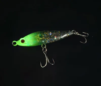 BIDI BLUE RUNNER 60MM 17G GLOW YELLOW