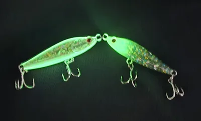 BIDI BLUE RUNNER 60MM 17G GLOW WHITE