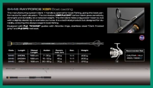 cinnetic - rayforce xbr boat casting 15-50g/2.40m - 8446-240MH