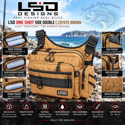 LSD One Shot Side Double C.Coyote Brown