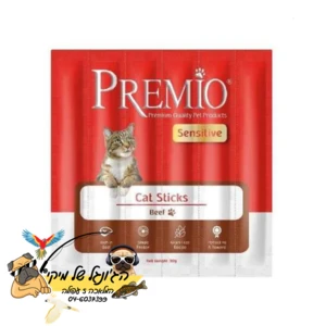 PREMIO פרמיו סטיק לחתול סנסטיב בקר 30 גרם