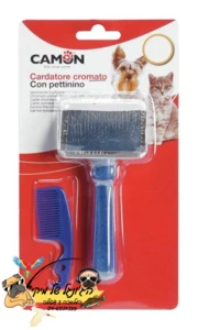 CAMON קמון מברשת לכלב עם מסרק קטן M