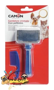 CAMON קמון מברשת לכלב עם מסרק קטן L