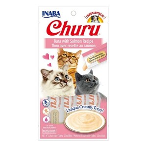 מעדן צ''ורו טונה עם סלמון Churu 4pcs 56g