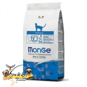 MONGE מונג מזון יבש לחתולים לבעיות בדרכי השתן (יורנרי) 1.5kg