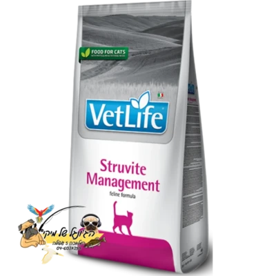 Vet Life Struvite Management - וט לייף סטרוויט מנגמנט מזון יבש רפואי לחתול 5kg